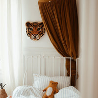 Cloudy Tiger Head Rug | GoodWeave Certified